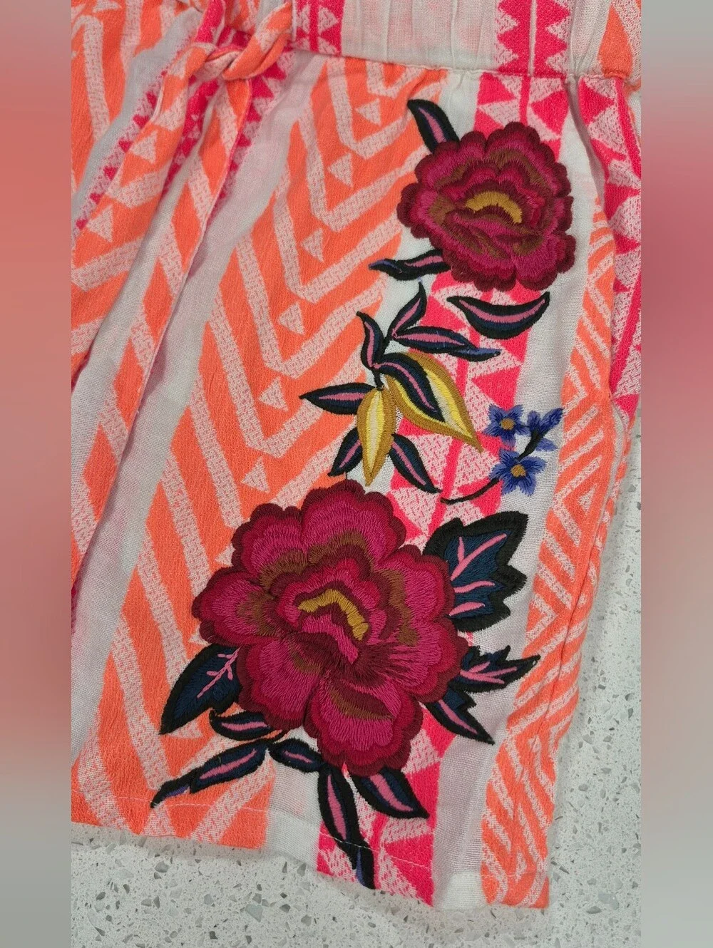 NWT FARM Rio Embroidered Shorts